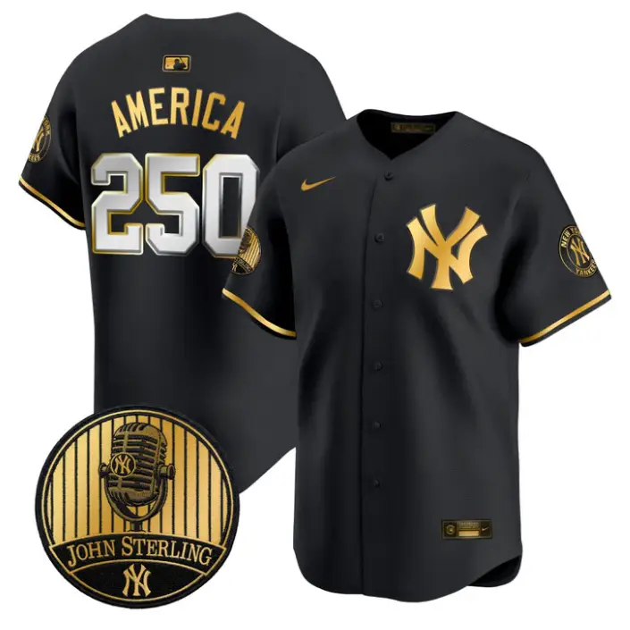 America Jersey #250 Yankees John Sterling Voice Tribute Stitched by My Store