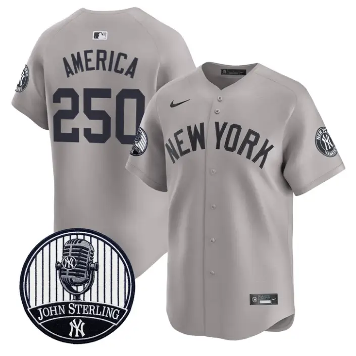 America Jersey #250 Yankees John Sterling Voice Tribute Stitched by My Store