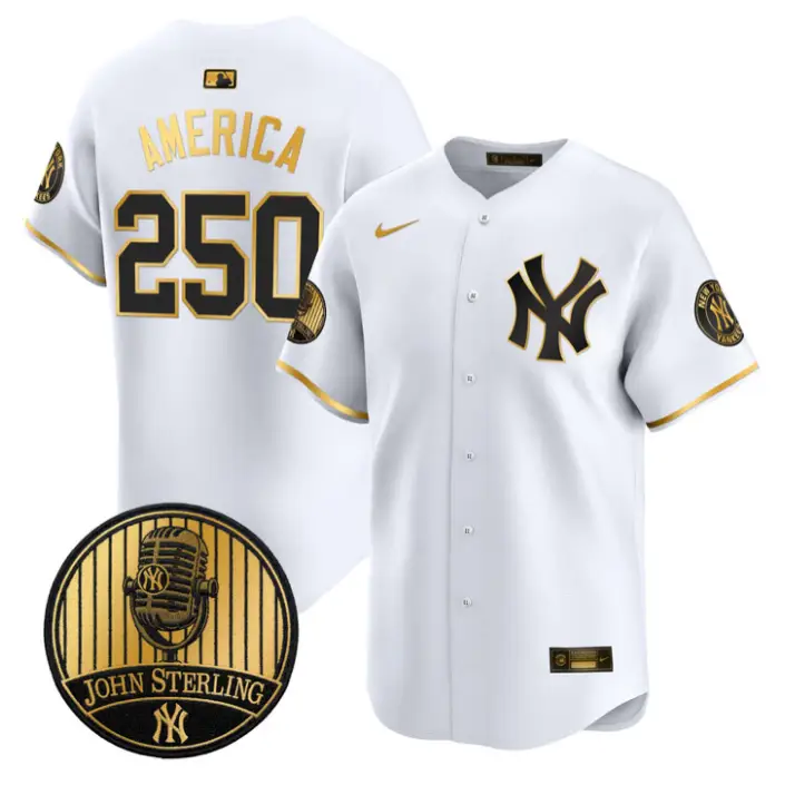 America Jersey #250 Yankees John Sterling Voice Tribute Stitched by My Store