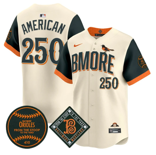 American Jersey #250 Baltimore Orioles 2026 City Connect Premier Stitched by My Store