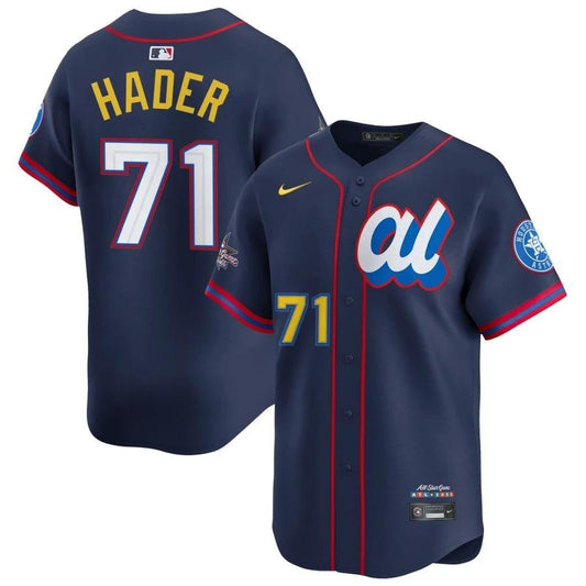 American League Josh Hader #71 Navy 2025 All-Star Game Limited Jersey Stitched by My Store