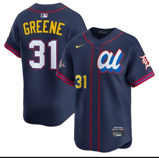 American League Riley Greene #31 Navy 2025 All-Star MLB Limited Jersey Stitched by My Store