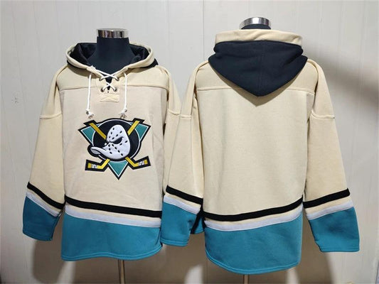 Anaheim Ducks Blank Pullover Hoodie White by Hoodie Pullover