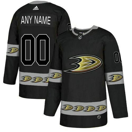 Anaheim Ducks Custom Team Logos Fashion Jersey by Hockey David