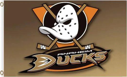 Anaheim Ducks Custom US Flag 3X5Ft Polyester Digital Print Banner USA by flagsjustdoit