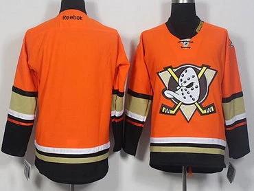 Anaheim Ducks Reebok Orange Alternate Hockey Jersey by Hockey David
