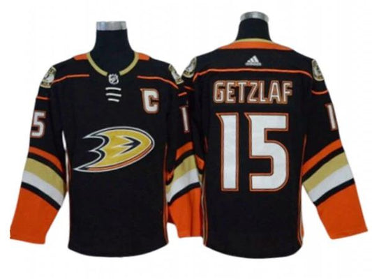 Anaheim Ducks #15 Ryan Getzlaf Black Home Jersey by Hockey David