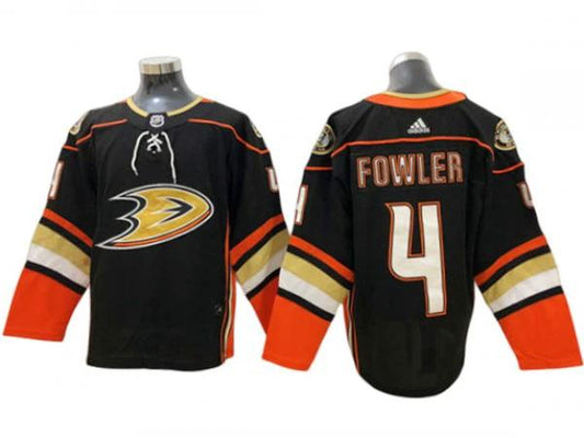 Anaheim Ducks #4 Cam Fowler Black Home Jersey by Hockey David