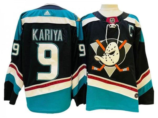 Anaheim Ducks #9 Paul Kariya Black Alternate Jersey (Copy) by Hockey David