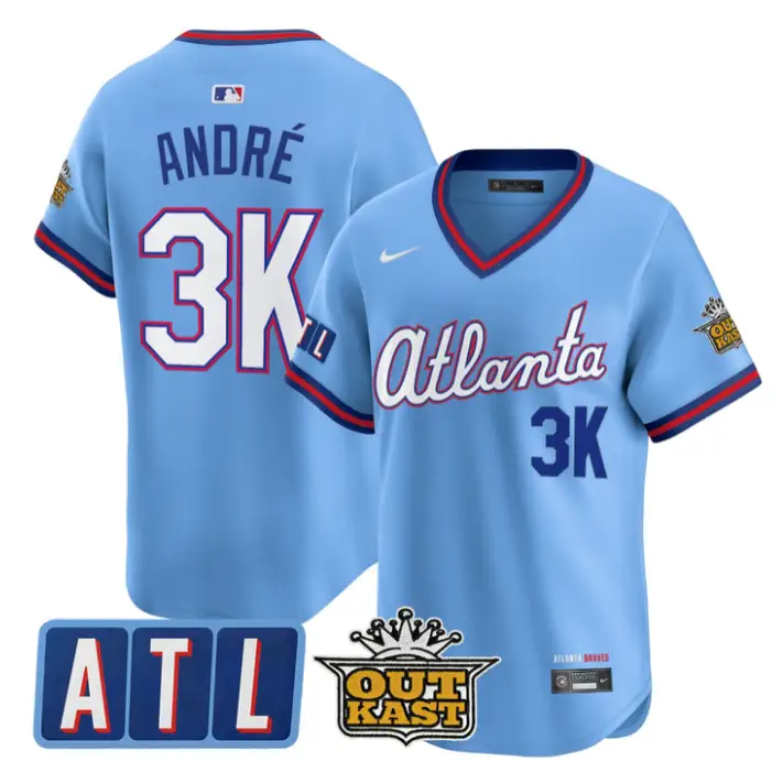 André Jersey #3K Atlanta Braves 2026 City Connect Outkast Stitched by My Store