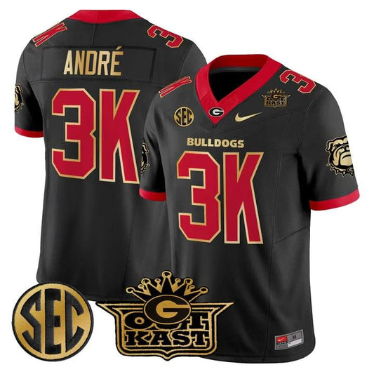 André Jersey #3K Outkast x Georgia Bulldogs Vapor Limited Stitched by My Store NCAA Football Jerseys