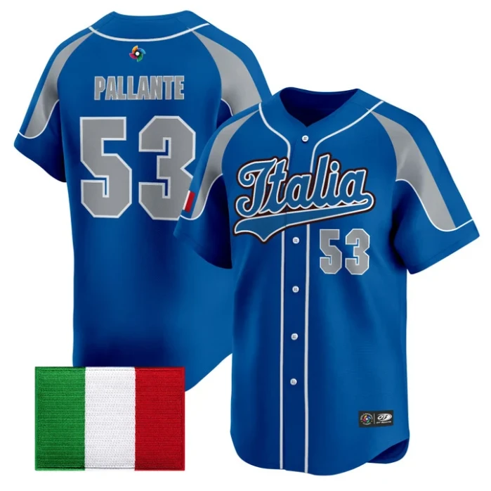Andre Pallante Jersey #53 Team Italy 2026 World Baseball Classic Stitched by My Store