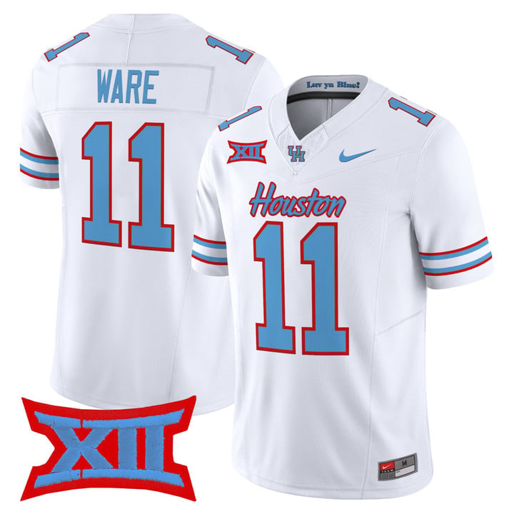 Andre Ware Jersey #11 Houston Cougars 2025 Oilers Inspired Stitched by My Store NCAA Football Jerseys