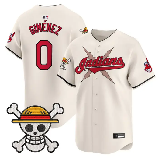 Andrés Giménez Jersey #0 Cleveland Indians One Piece Premier Stitched by My Store