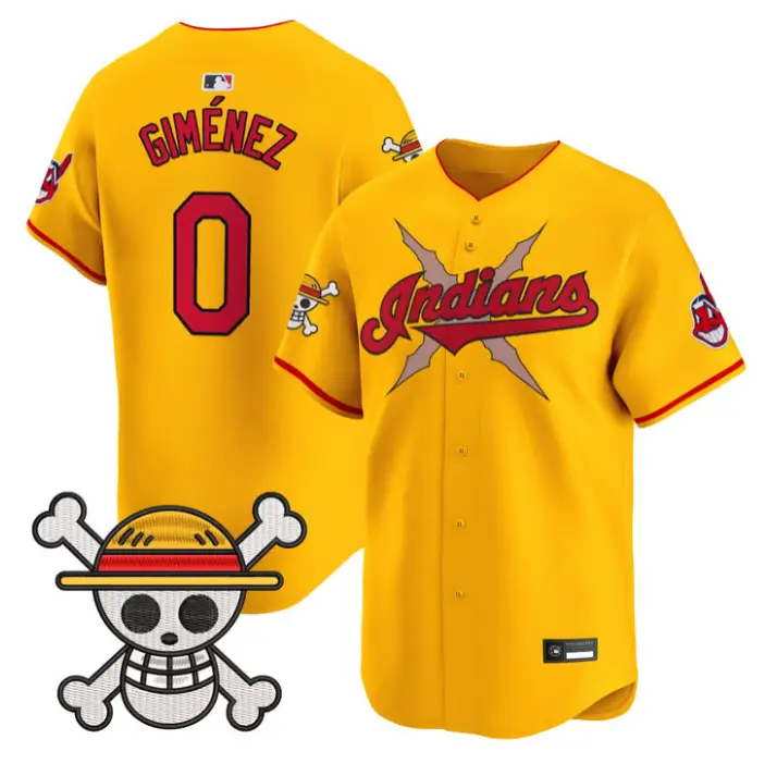 Andrés Giménez Jersey #0 Cleveland Indians One Piece Premier Stitched by My Store