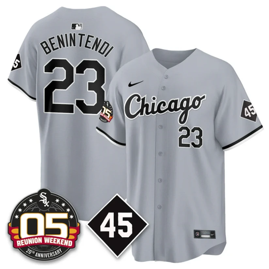 Andrew Benintendi Jersey #23 Chicago White Sox 2025 Reunion Weekend Gray by My Store