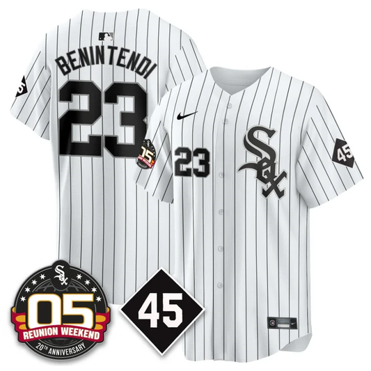 Andrew Benintendi Jersey #23 Chicago White Sox 2025 Reunion Weekend White by My Store