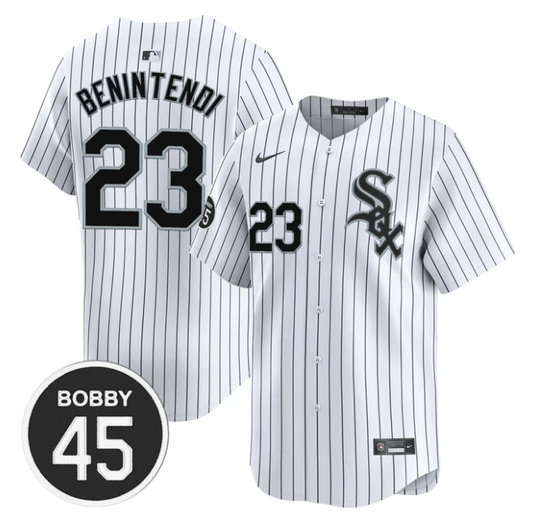 Andrew Benintendi Jersey #23 Chicago White Sox Bobby Jenks Stitched Stripes by My Store