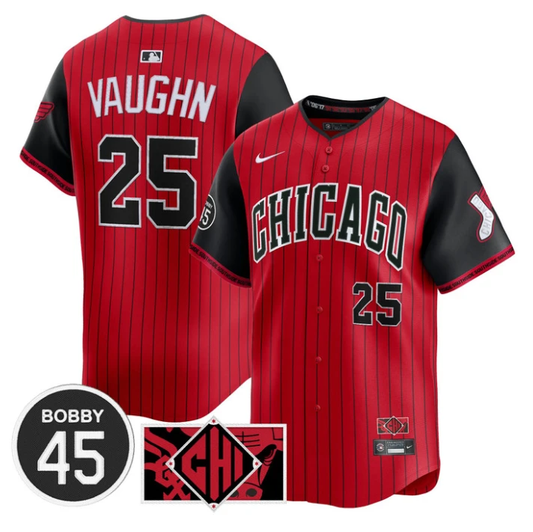 Andrew Vaughn Jersey #25 Chicago White Sox Bobby Jenks Stitched City Connect by My Store