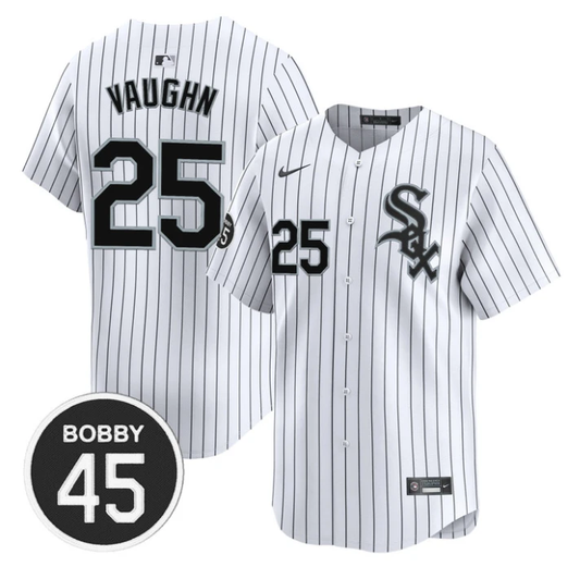 Andrew Vaughn Jersey #25 Chicago White Sox Bobby Jenks Stitched Stripes by My Store