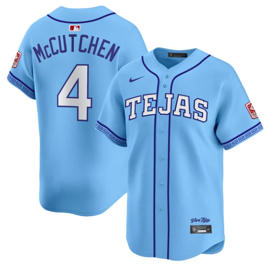 Andrew McCutchen Jersey #4 Texas Rangers 2026 City Connect Premier Stitched by My Store