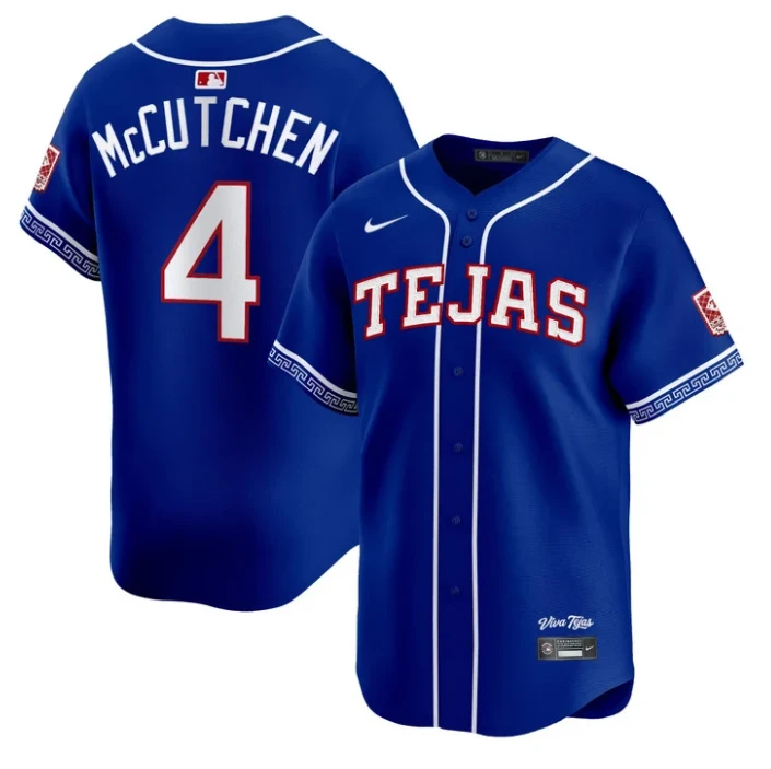 Andrew McCutchen Jersey #4 Texas Rangers 2026 City Connect Premier Stitched by My Store