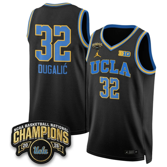 Angela Dugalić Jersey #32 UCLA Basketball Champion 2026 Limited Stitched by My store basketball