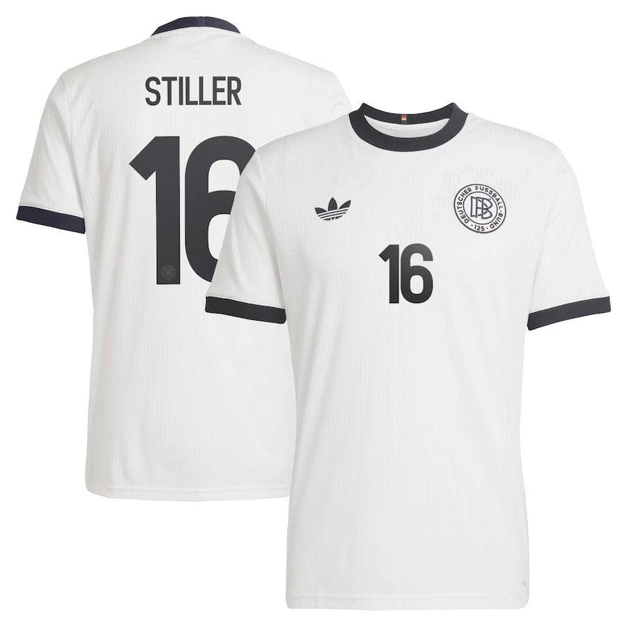 Angelo Stiller 16 Germany National Team 125th Anniversary Men Jersey – White by Soccer Jersey