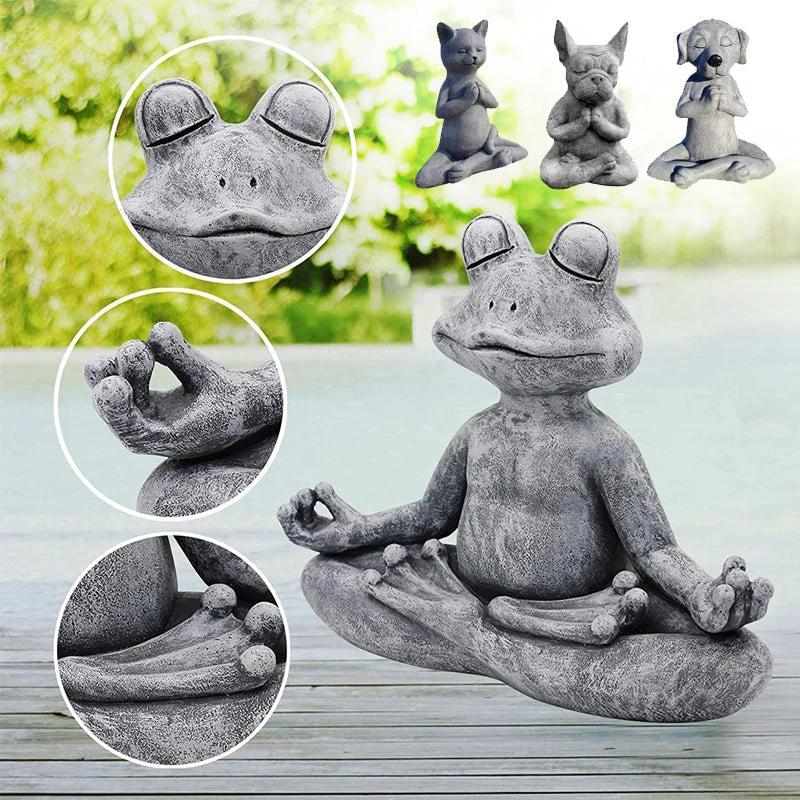 Resin ornament for animal meditation by Bowlift