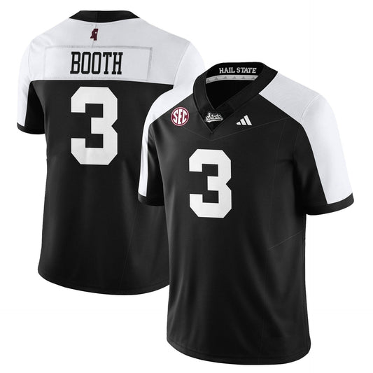 Anthony Evans III Jersey #3 Mississippi State Darkness 2025 Stitched Black Alter by My Store NCAA Football Jerseys