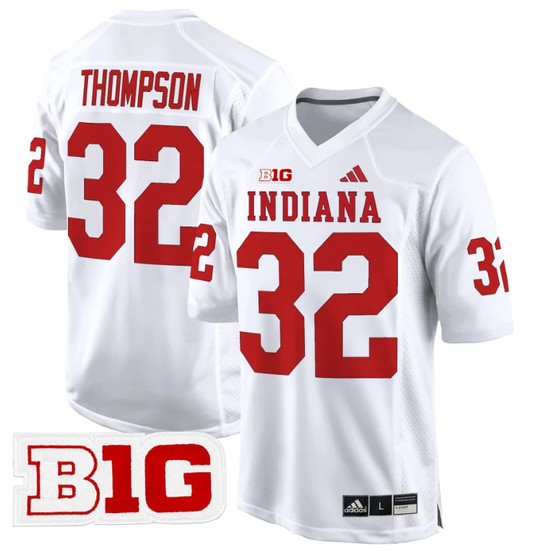 Anthony Thompson Jersey #32 Indiana Hoosiers 2024 Game V2 Football White by My Store