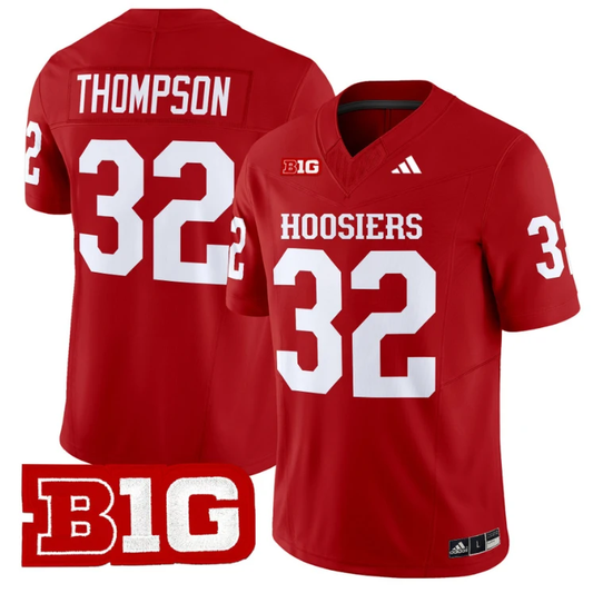 Anthony Thompson Jersey #32 Indiana Hoosiers Vapor Limited Football Crimson by My Store