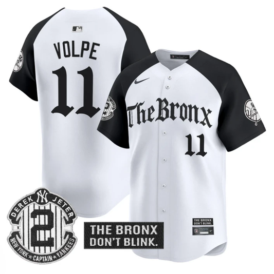 Anthony Volpe Jersey #11 Yankees The Bronx Gothic Ink Drop Edition by My Store