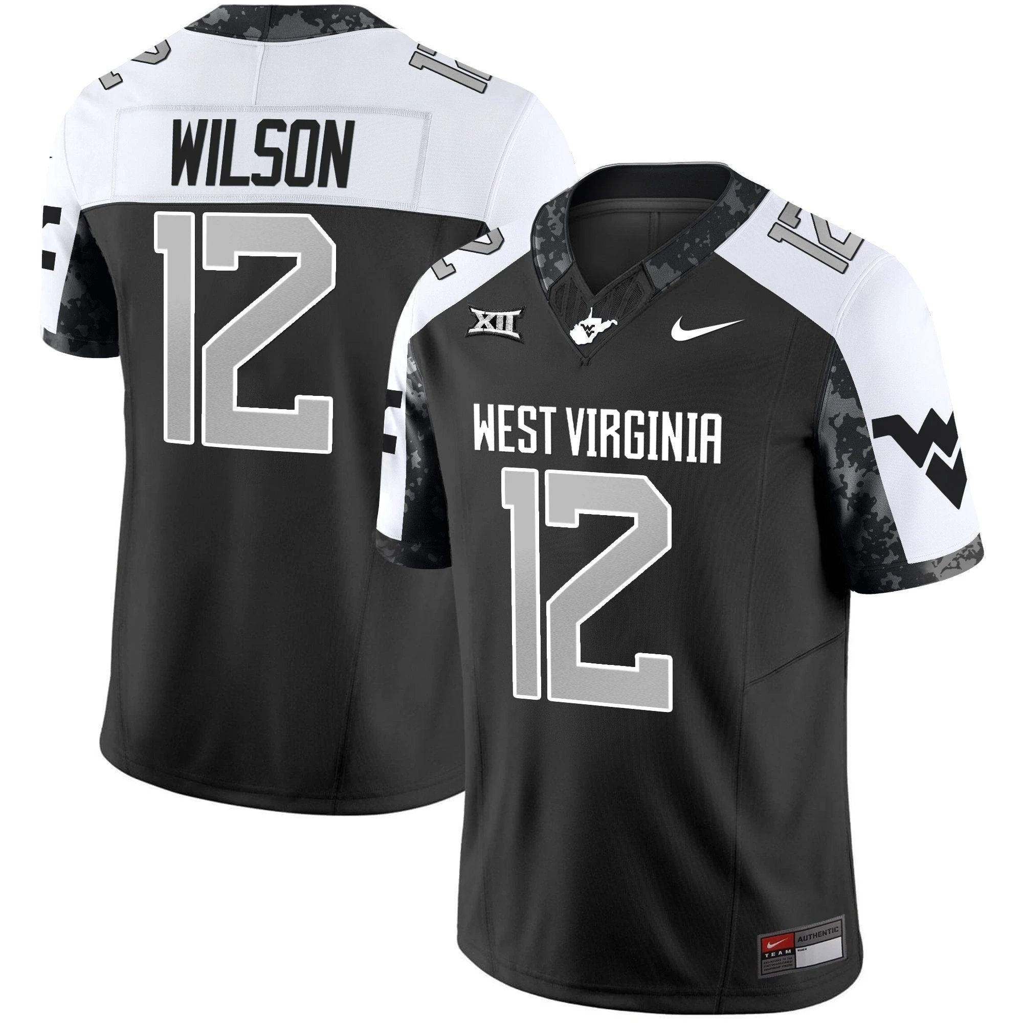 Anthony Wilson Jr Jersey #12 West Virginia Mountaineers 2025 Stitched Alternate by My Store