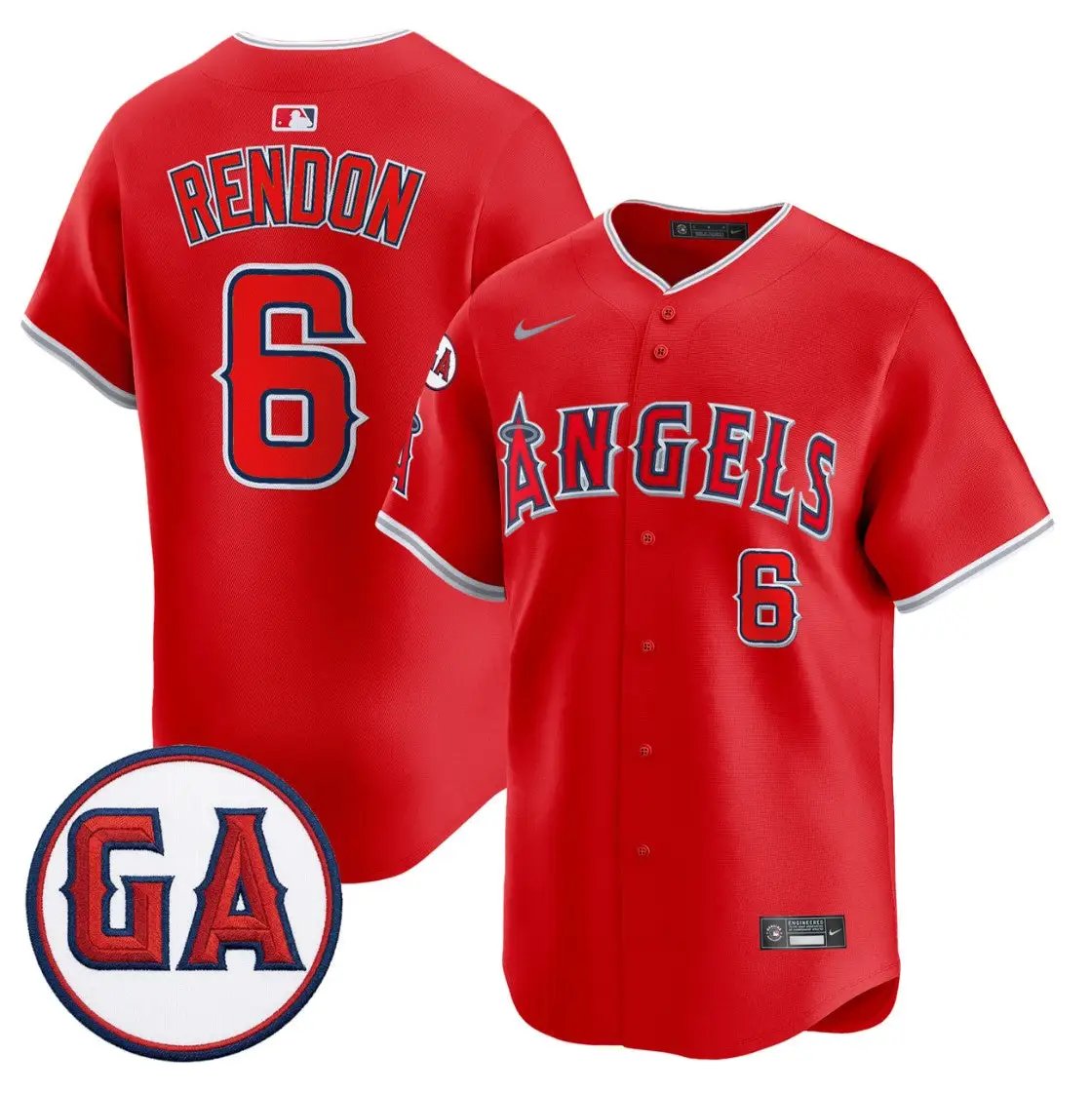 Anthony Rendon Jersey #6 Angels Garret Anderson Tribute Stitched by My Store