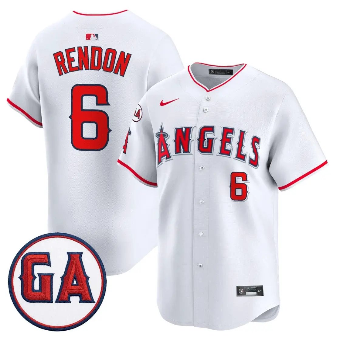 Anthony Rendon Jersey #6 Angels Garret Anderson Tribute Stitched by My Store