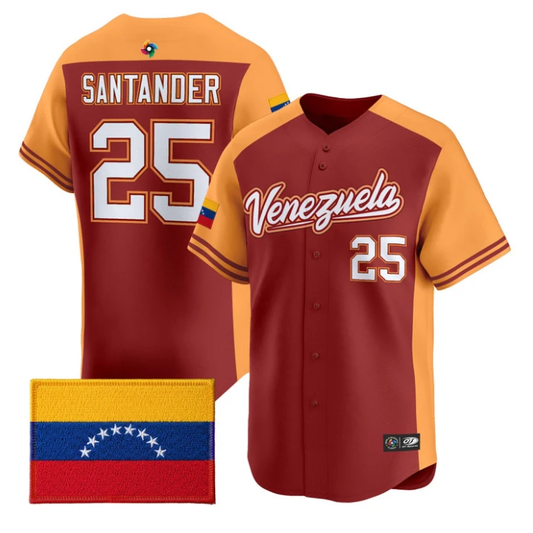 Anthony Santander Jersey #25 Team Venezuela 2026 World Baseball Stitched by My Store