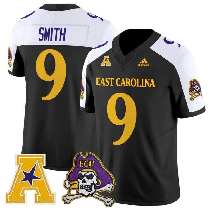 Anthony Smith Jersey #9 East Carolina Pirates 2025 Limited Stitched by My Store NCAA Football Jerseys