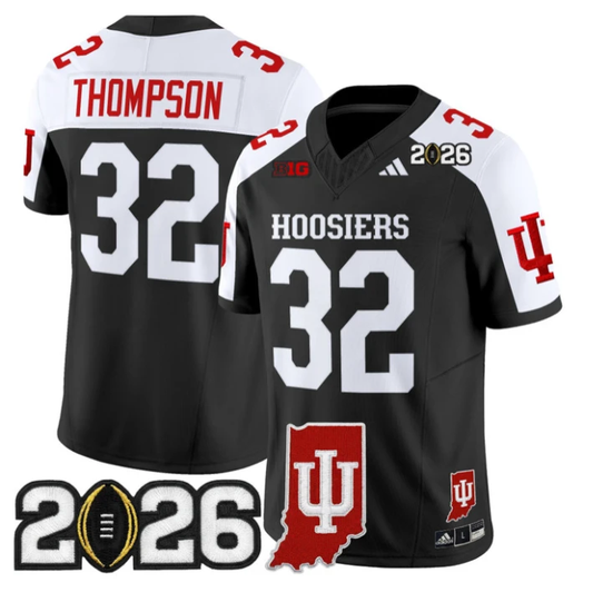 Anthony Thompson Jersey #32 Indiana Hoosiers 2026 CFP Indiana State Stitched by My Store NCAA Football Jerseys