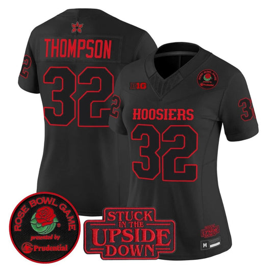 Anthony Thompson Jersey #32 Indiana Hoosiers Stranger Things 2025 Rose Bowl Stitched by My Store NCAA Football Jerseys