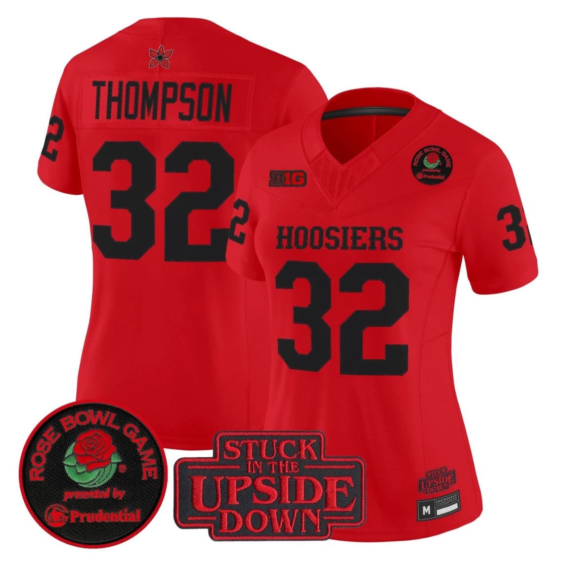 Anthony Thompson Jersey #32 Indiana Hoosiers Stranger Things 2025 Rose Bowl Stitched by My Store NCAA Football Jerseys