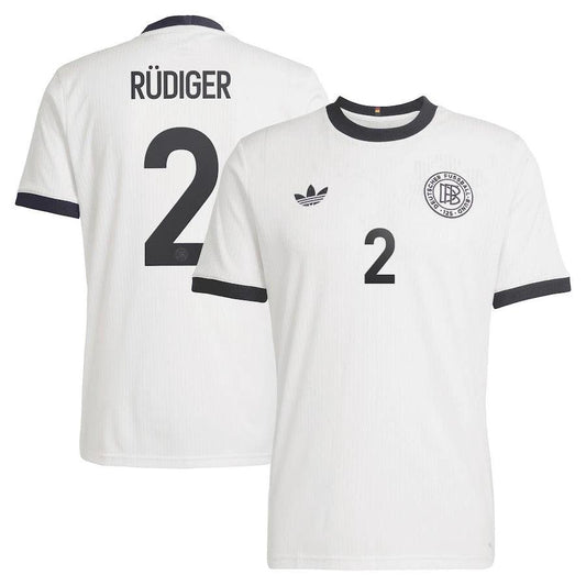 Antonio Rüdiger 2 Germany National Team 125th Anniversary Men Jersey – White by Soccer Jersey
