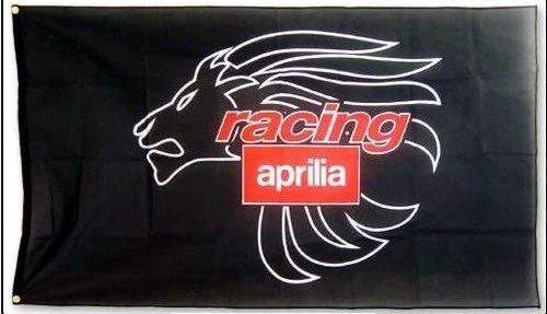 Aprilia Black Lion Motorcycle Flag 3X5 Ft Polyester Banner USA 90x150cm by flagsjustdoit