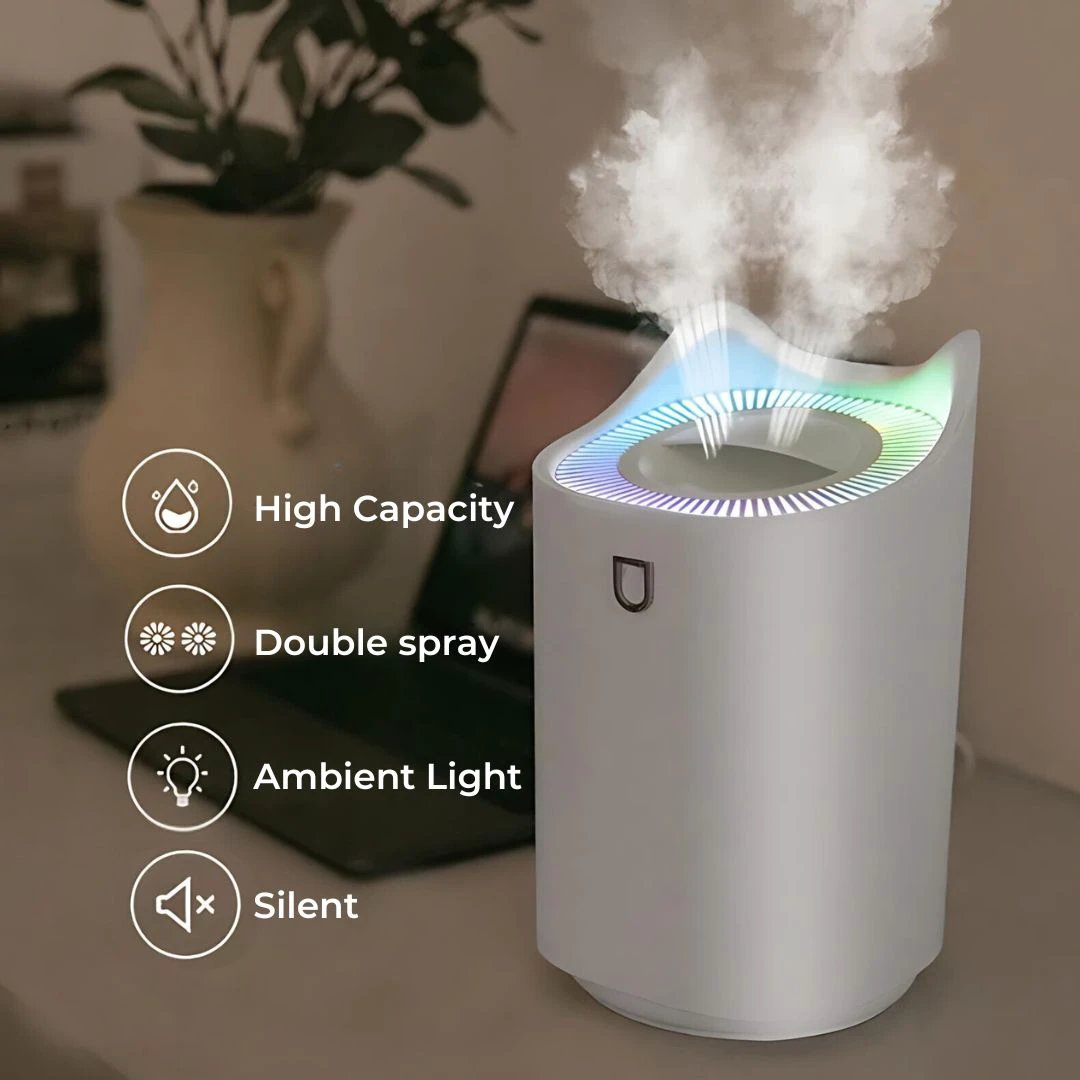 Aquabreeze Home Humidifier - 3000ml | Mist Technology for Respiratory Relief and Comfortable Living Bowlift by Bowlift