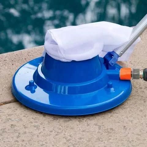Chemical-free pool cleaner with strong suction power for leaves & dirt by BowLift