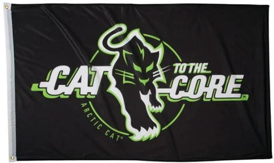 Arctic Cat Black Flag 3X5 Ft Polyester Banner USA 90x150cm by flagsjustdoit
