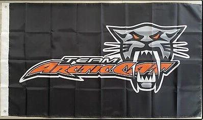 Arctic Cat Logo Flag 3X5 Ft Polyester Banner USA 90x150cm by flagsjustdoit