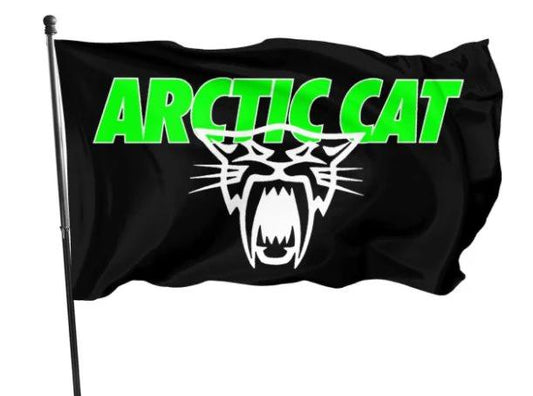 Arctic Cat Team Logo Flag 3X5 Ft Polyester Banner USA 90x150cm by flagsjustdoit