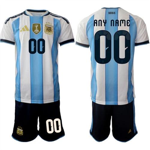 Argentina Custom Any Name And Number Jersey National Team x World Cup 2026 Home White On Field Soccer by Soccer Jersey
