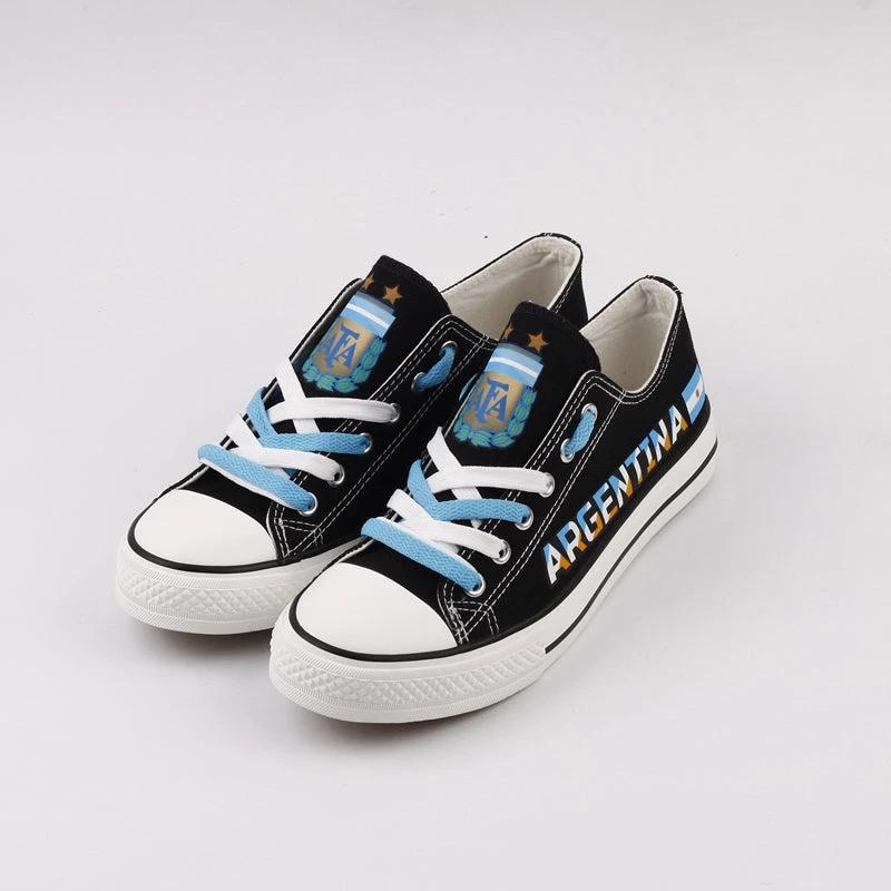 Argentina Low Top Canvas Sport Sneakers Shoes For Men Women Fans by Crocs